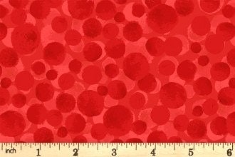 Lewis & Irene Bumbleberries Blenders Fabric Collection Ladybird Red BB341 Authentic Premium 100% Cotton Quilt Shop Quality Fabrics