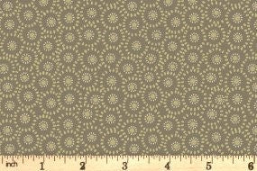Lewis & Irene Shinrin Yoku Fabric Collection Small Floral on Olive Premium 100% Cotton Quilt Shop Quality Fabrics