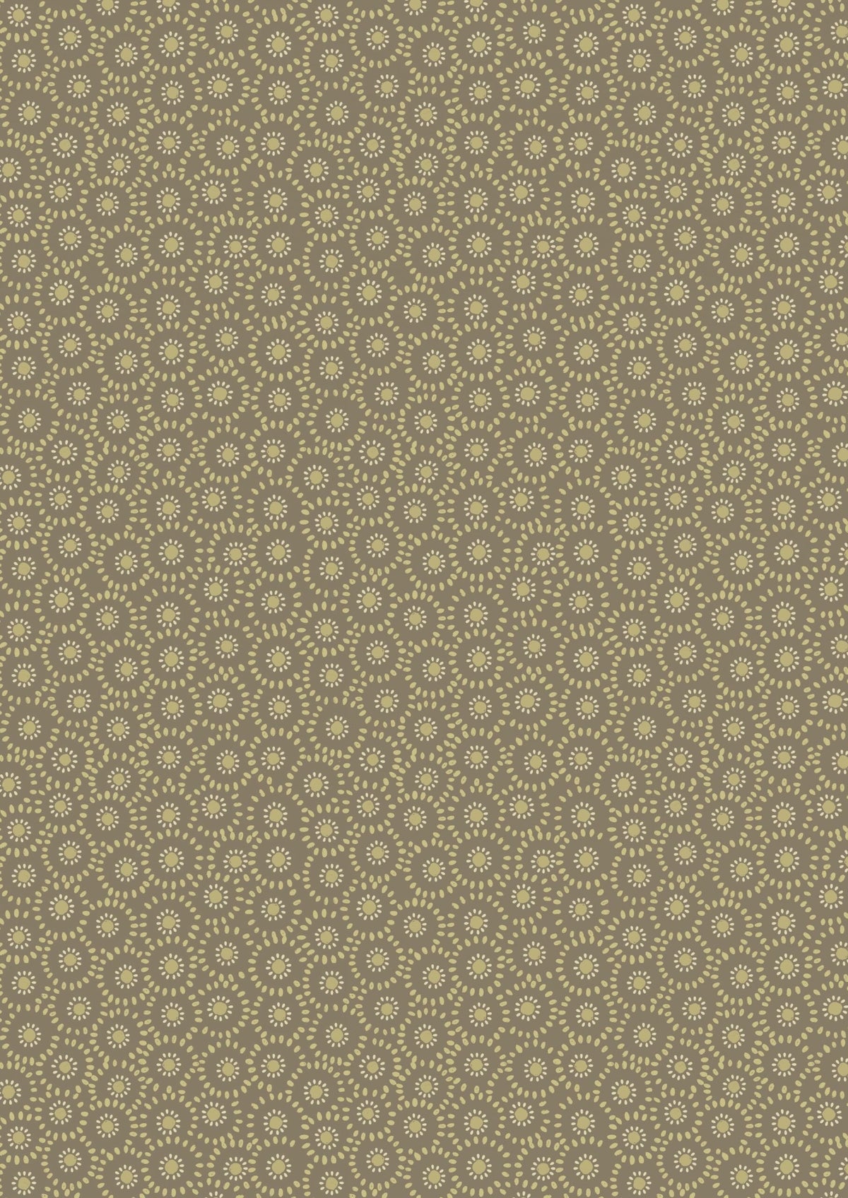 Lewis & Irene Shinrin Yoku Fabric Collection Small Floral on Olive Premium 100% Cotton Quilt Shop Quality Fabrics
