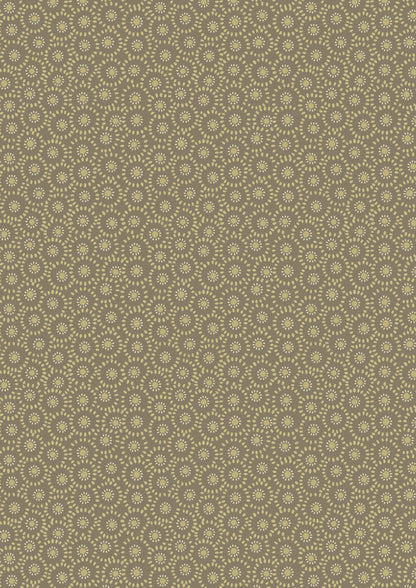 Lewis & Irene Shinrin Yoku Fabric Collection Small Floral on Olive Premium 100% Cotton Quilt Shop Quality Fabrics