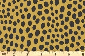Lewis & Irene Small Things Wild Animals Fabric Collection Cheetah Premium 100% Cotton Quilt Shop Quality Fabrics