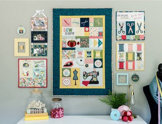 RETIRED!! Kimberbell Oh Sew Delightful Quilts & Decor Collection (ME CD/Book, Embellishment Kit, Fabric Kit, and Thread Set Available)