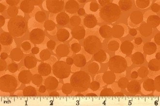 Lewis & Irene Bumbleberries Blenders Halloween Orange BB345 Authentic Premium 100% Cotton Quilt Shop Quality Fabrics