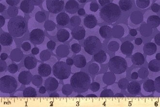 Lewis & Irene Bumbleberries Blenders Halloween Purple BB346 Authentic Premium 100% Cotton Quilt Shop Quality Fabrics