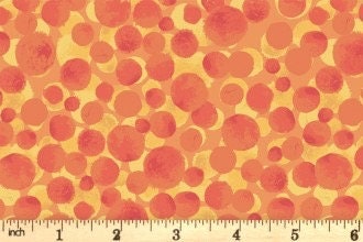 Lewis & Irene Rainbows Bumbleberries Fabric Collection Rainbow Yellows QSQ100% Cotton