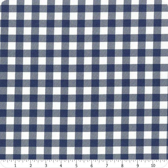 Lewis & Irene Americana Fabric Collection Dark Blue Plaid Authentic Premium 100% Cotton Quilt Shop Quality Fabrics
