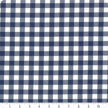 Lewis & Irene Americana Fabric Collection Dark Blue Plaid Authentic Premium 100% Cotton Quilt Shop Quality Fabrics