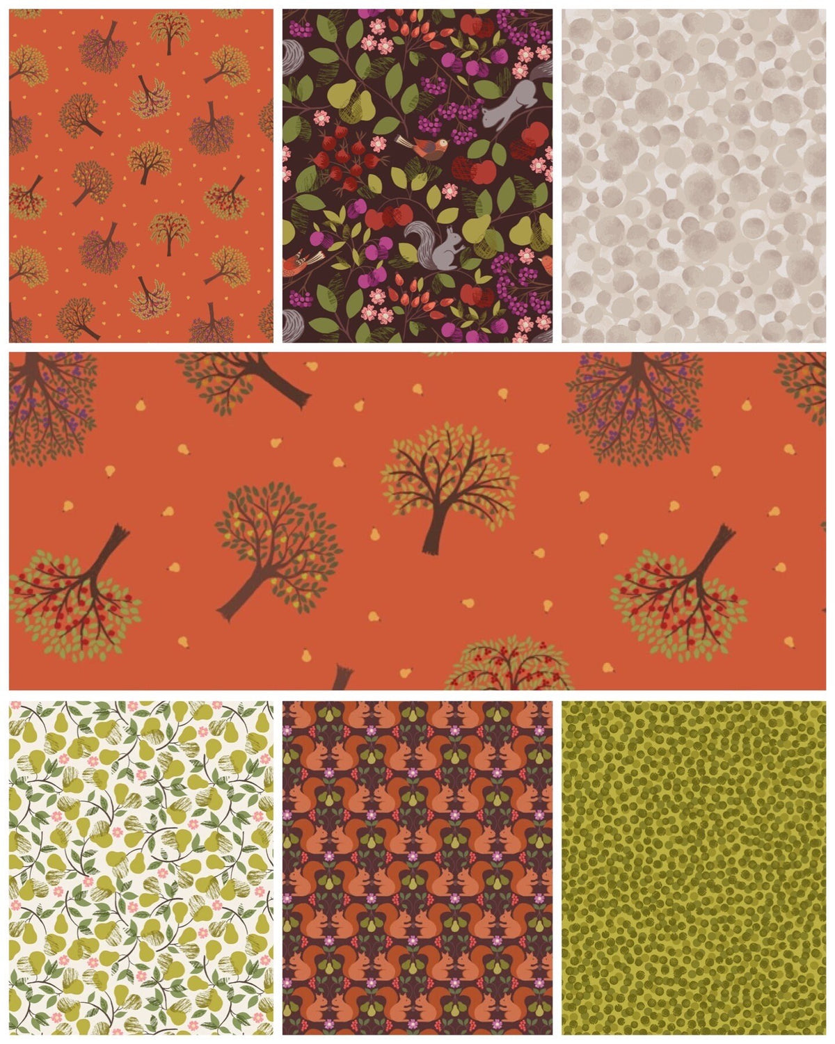Lewis & Irene The Orchard Fabric Collection Table Runner Kit #2 Finished Size: 20”x44” Premium 100% Cotton Fabrics