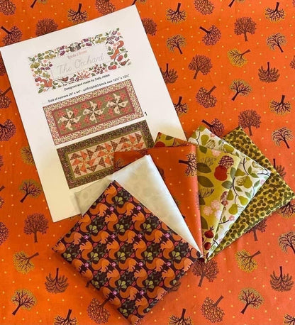 Lewis & Irene The Orchard Fabric Collection Table Runner Kit #2 Finished Size: 20”x44” Premium 100% Cotton Fabrics