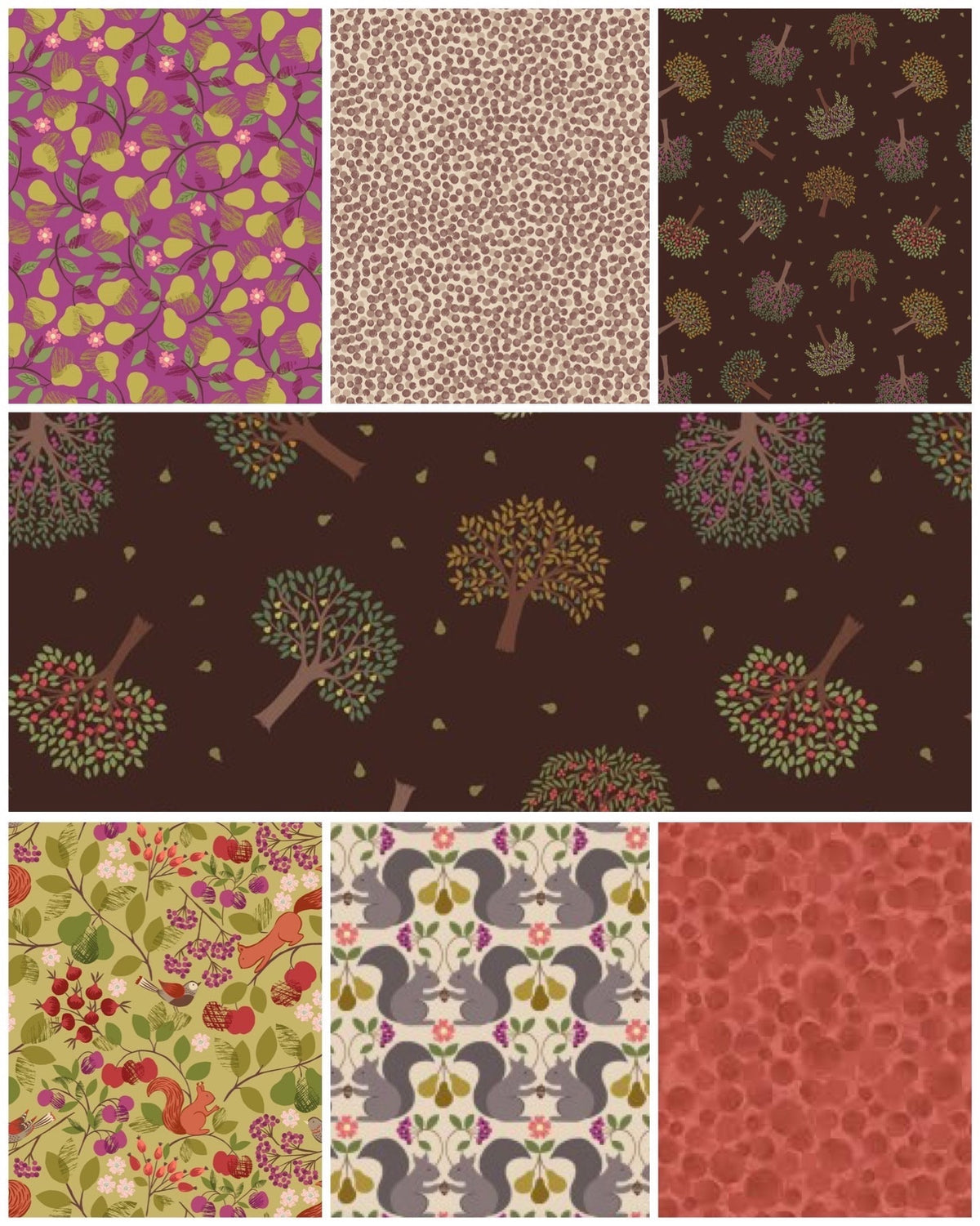 Lewis & Irene The Orchard Fabric Collection Table Runner Kit #3 Finished Size: 20”x44” Premium 100% Cotton Fabrics