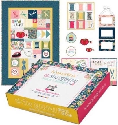 RETIRED!! Kimberbell Oh Sew Delightful Quilts & Decor Collection (ME CD/Book, Embellishment Kit, Fabric Kit, and Thread Set Available)