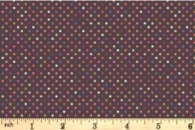Lewis & Irene Rainbows Fabric Collection Rainbow Dots on Cream Authentic Premium 100% Cotton Quilt Shop Quality Fabrics