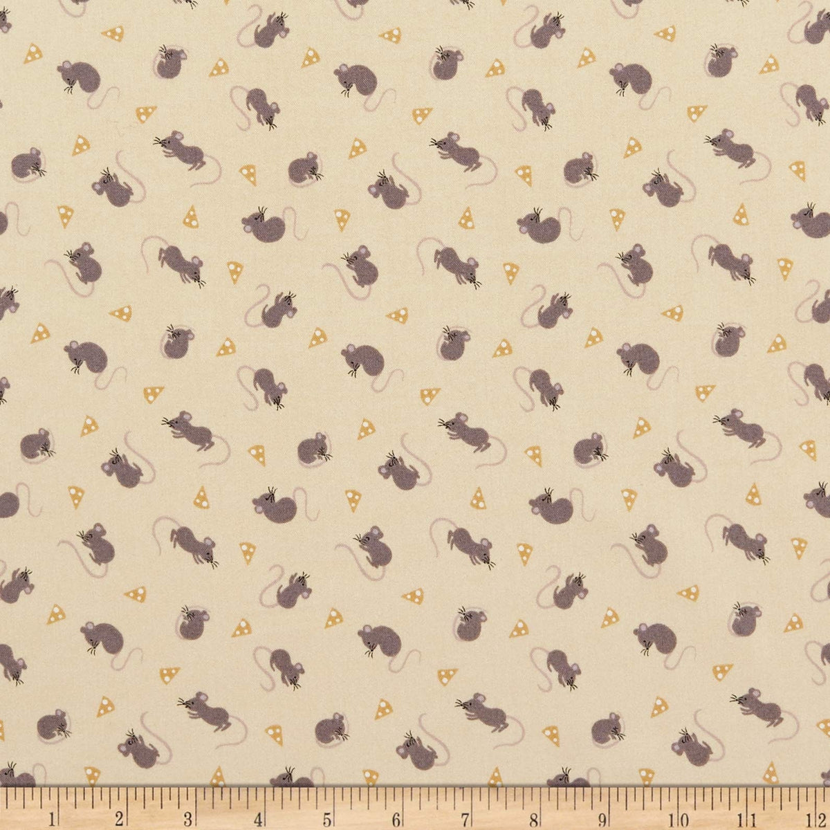 LAST BOLT! Lewis & Irene Small Things Country Creatures Fabric Collection Mice on Claret Premium 100% Cotton Quilt Shop Quality Fabrics