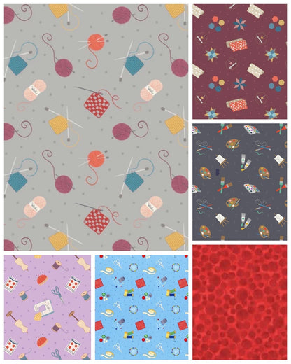 Lewis & Irene Small Things Crafts Fabric Collection Craft Cushion Kit #3 Finished Size: 16"x16" Premium 100% Cotton Fabrics