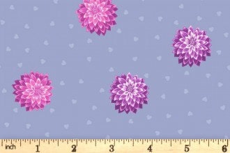 Lewis & Irene Love Blooms Fa524.2Premium 100% Cotton Quilt Shop Quality Fabrics