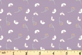 Lewis & Irene Heart of Summer Fabric Collection Petal Play on Purple CC4.3