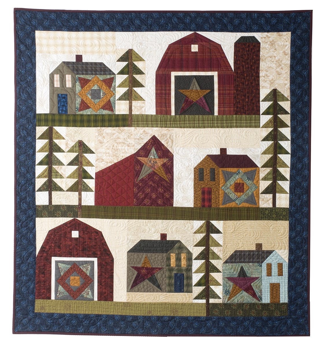 One Sister Janet Rae Nesbit Down Home Quilt Pattern Book - 7 Quilt Patterns & 3 Small Projects Per Book (Softcover)