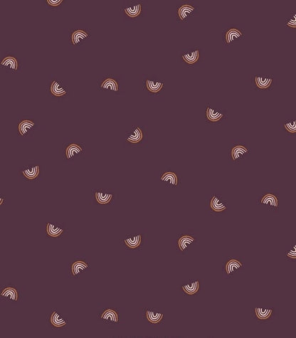 Cotton + Steel Always Look For Rainbows Fabric Collection Mini Rainbows on Nightshade Premium 100% Cotton Quilt Shop Quality Fabrics