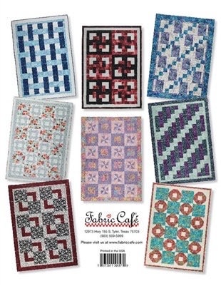 Fabric Cafe Quick As A Wink Quilt Pattern Book - 8 Patterns Per Book