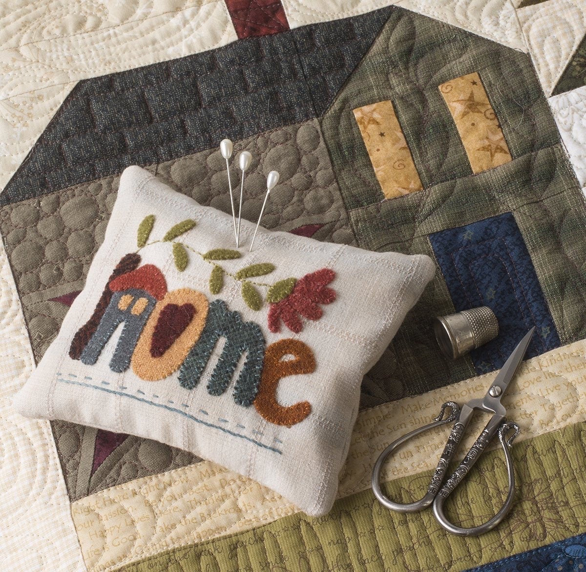 One Sister Janet Rae Nesbit Down Home Quilt Pattern Book - 7 Quilt Patterns & 3 Small Projects Per Book (Softcover)