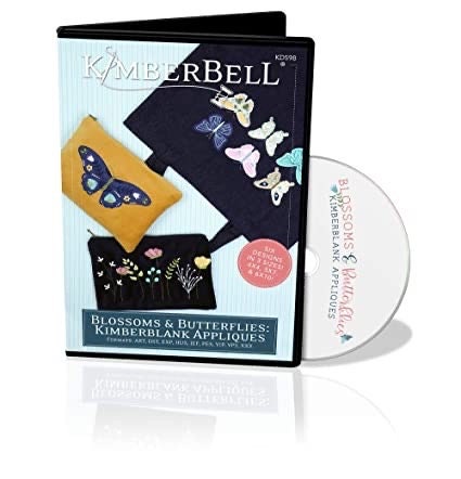 Kimberbell Blossoms & Butterflies: Kimberblank Appliques Machine Embroidery CD