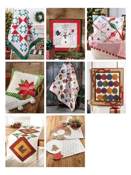 Annie's Quilting Tis the Season for Quilting Pattern Book - 12 Patterns Per Book