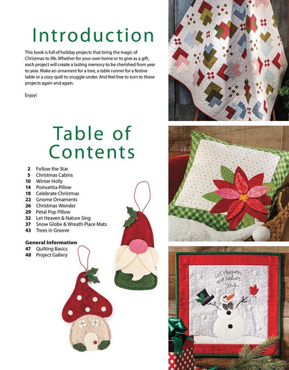 Annie's Quilting Tis the Season for Quilting Pattern Book - 12 Patterns Per Book