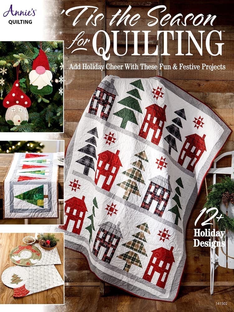 Annie's Quilting Tis the Season for Quilting Pattern Book - 12 Patterns Per Book
