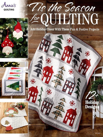 Annie's Quilting Tis the Season for Quilting Pattern Book - 12 Patterns Per Book