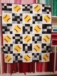 Cluck Cluck Sew Batter Up Quilt Pattern - 3 Size Variations Per Pattern