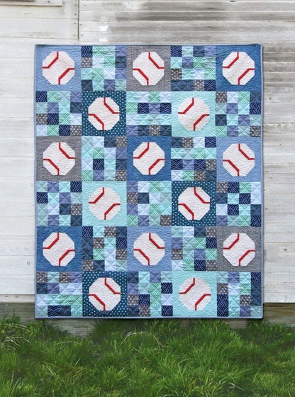 Cluck Cluck Sew Batter Up Quilt Pattern - 3 Size Variations Per Pattern