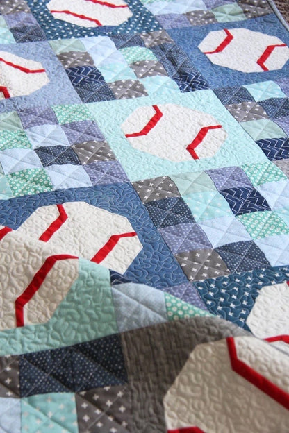 Cluck Cluck Sew Batter Up Quilt Pattern - 3 Size Variations Per Pattern