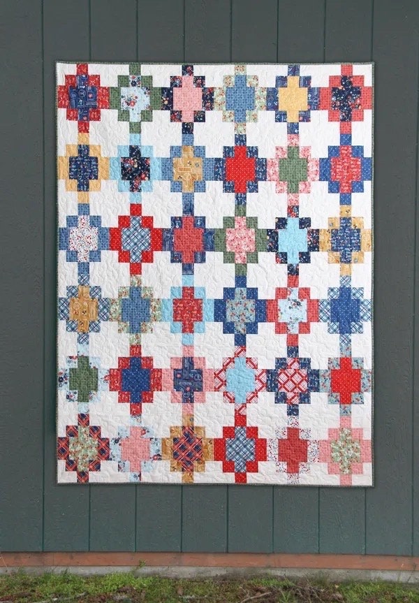 Cluck Cluck Sew Planted Quilt Pattern - 5 Size Variations Per Pattern