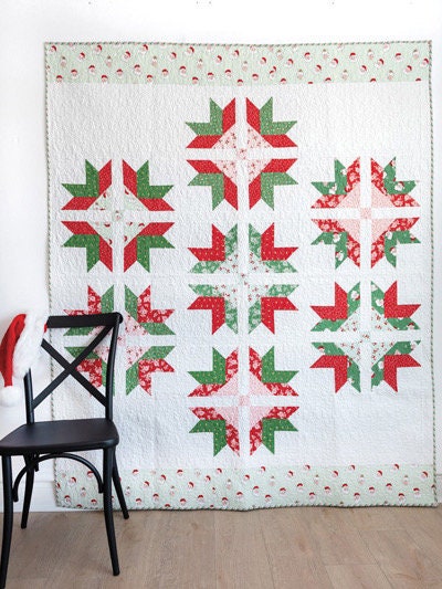 Melissa Mortenson Sewing Patterns Picnic Crossing Quilt Pattern - 2 Size Variations Per Pattern
