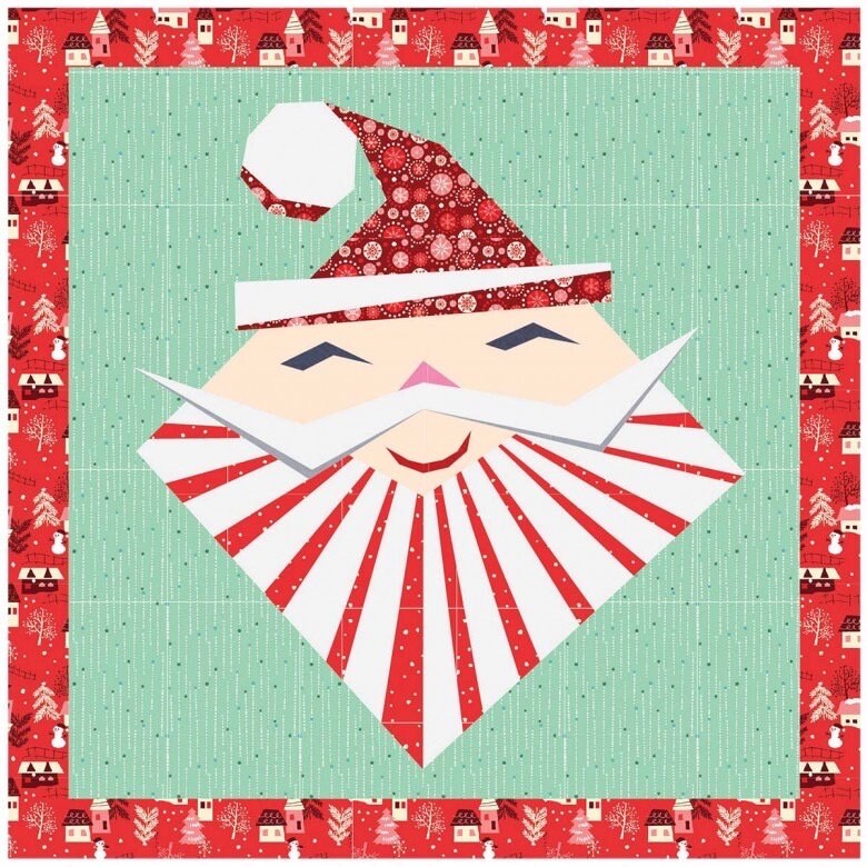 Hunter's Design Studio Hip St. Nick Wall Hanging Pattern - 2 Size Variations Per Pattern