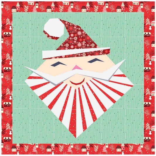 Hunter's Design Studio Hip St. Nick Wall Hanging Pattern - 2 Size Variations Per Pattern