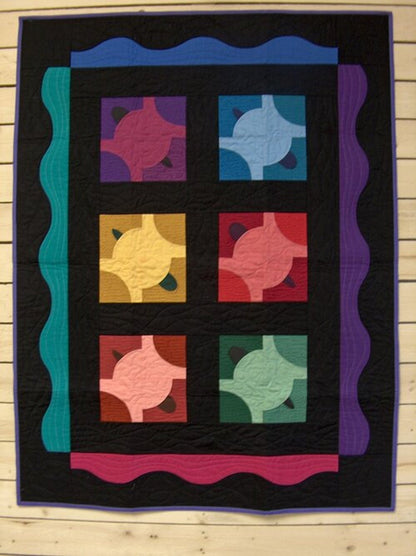 Quiltsmart Turtle Dance Quilt Printed Interfacing & Instructions Pack - 2 Size Variations Per Pattern