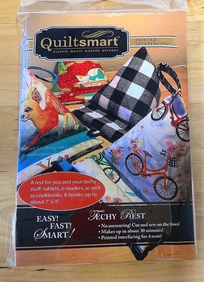 Quiltsmart Techy Rest Printed Interfacing & Instructions Pack
