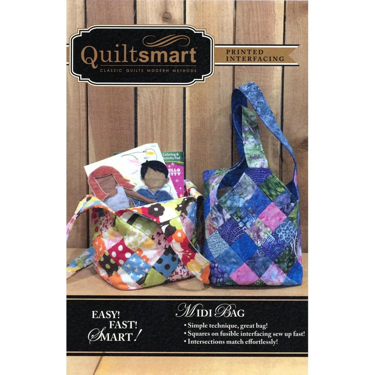 Quiltsmart Midi Bag Printed Interfacing & Instructions Pack