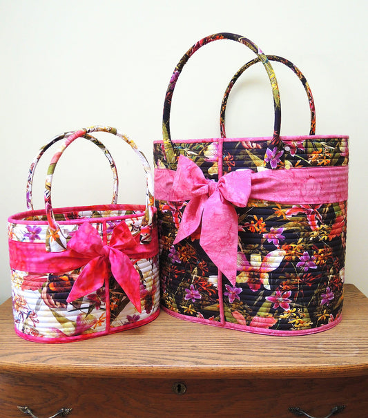 Aunties Two Rockport Carryalls Sewing Pattern -2 Size Variations Per Pattern AT615