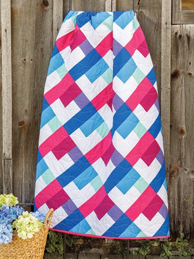 Annie's Quilting Creative Log Cabin Quilts Pattern Book - 10 Primary Log Cabin Designs (Softcover)