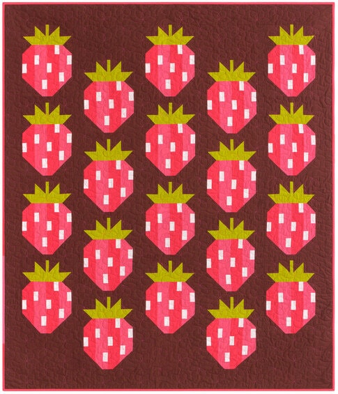 Elizabeth Hartman Berry Season Quilt Pattern - 3 Size Variations Per Pattern