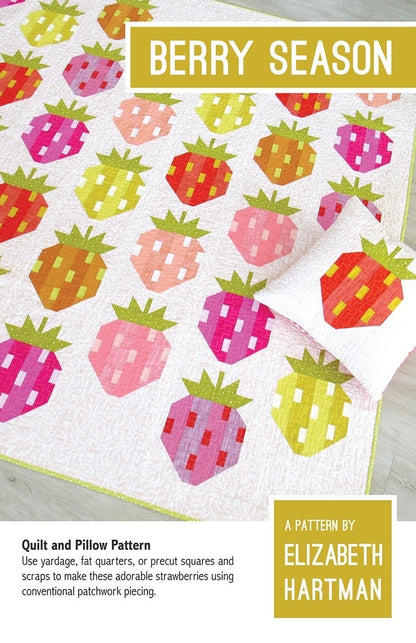 Elizabeth Hartman Berry Season Quilt Pattern - 3 Size Variations Per Pattern