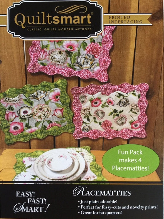 Quiltsmart Placematties Interfacing & Instructions Pack - Makes 4 Per Pack
