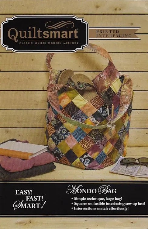 Quiltsmart Mondo Bag Printed Interfacing & Instructions Pack