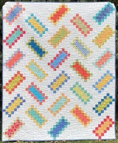 Atkinson Designs Round Trip Ticket Quilt Pattern - 4 Size Variations Per Pattern