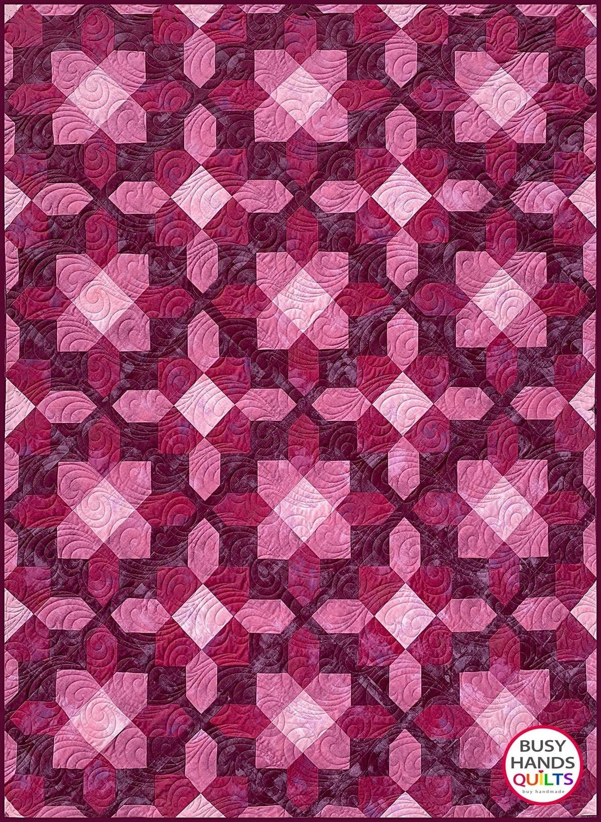 Busy Hands Quilts Sweet Comfort Quilt Pattern - 4 Size Variations Per Pattern