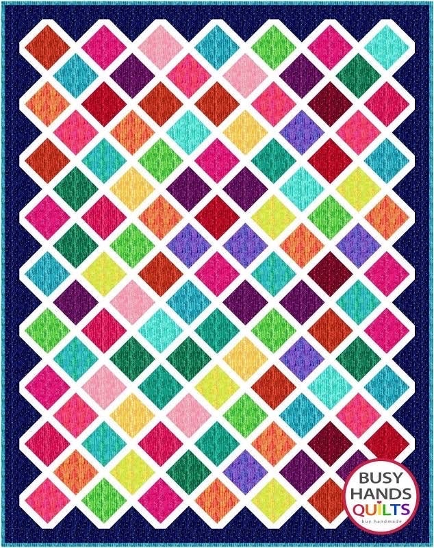 Busy Hands Quilts Make It Scrappy Quilt Pattern - 6 Size Variations Per Pattern