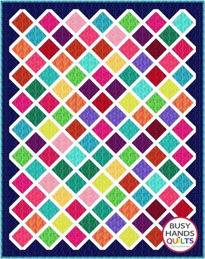 Busy Hands Quilts Make It Scrappy Quilt Pattern - 6 Size Variations Per Pattern