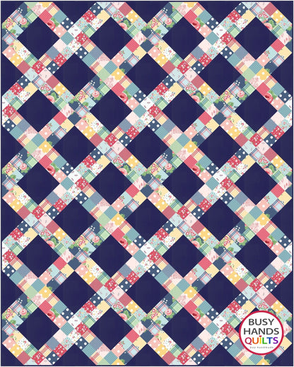 Busy Hands Quilts Hand Picked Quilt Pattern - 5 Size Variations Per Pattern